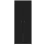 Engineered wood filing cabinet in black, 60x32x153 cm by , Filing cabinets - Ref: Foro24-3276645, Price: 133,38 €, Discount: %