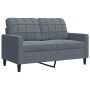 3-piece dark gray velvet sofa set with cushions by , Sofas - Ref: Foro24-3278372, Price: 617,87 €, Discount: %