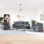 Set of sofas with 4 dark gray velvet cushions by , Sofas - Ref: Foro24-3278462, Price: 660,13 €, Discount: %