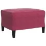 Set of sofas with 4 pieces of red velvet cushions by , Sofas - Ref: Foro24-3278385, Price: 688,24 €, Discount: %