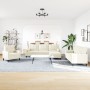 Sofagarnitur mit 4-teiligen cremefarbenen Samtkissen. von , Sofas - Ref: Foro24-3278469, Preis: 803,26 €, Rabatt: %