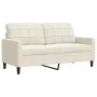 4-piece cream velvet sofa set with cushions by , Sofas - Ref: Foro24-3278469, Price: 793,17 €, Discount: %