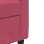 Set of sofas with 2 pieces of burgundy red velvet cushions by , Sofas - Ref: Foro24-3278495, Price: 531,55 €, Discount: %