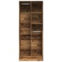 Ingenieurholzschrank in gealtertem Holz 80x50x200 cm von , Kleiderschränke - Ref: Foro24-3307763, Preis: 183,96 €, Rabatt: %