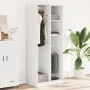 Armario de madera de ingeniería blanco 80x50x200 cm de , Armarios roperos - Ref: Foro24-3307756, Precio: 147,16 €, Descuento: %