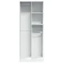 Armario de madera de ingeniería blanco 80x50x200 cm de , Armarios roperos - Ref: Foro24-3307756, Precio: 147,16 €, Descuento: %