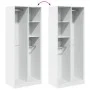 Armario de madera de ingeniería blanco 80x50x200 cm de , Armarios roperos - Ref: Foro24-3307756, Precio: 147,16 €, Descuento: %