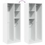 Weißer Schrank aus Holzwerkstoff 80x50x200 cm von , Kleiderschränke - Ref: Foro24-3307756, Preis: 149,54 €, Rabatt: %