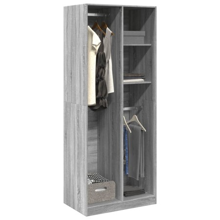 Ingenieurholzschrank in Sonoma-Grau 80x50x200 cm von , Kleiderschränke - Ref: Foro24-3307761, Preis: 146,89 €, Rabatt: %