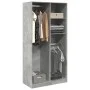 Armario de madera contrachapada gris hormigón 100x50x200 cm de , Armarios roperos - Ref: Foro24-3307768, Precio: 163,05 €, De...