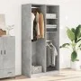 Armario de madera contrachapada gris hormigón 100x50x200 cm de , Armarios roperos - Ref: Foro24-3307768, Precio: 163,05 €, De...