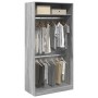 Grauer Sonoma-Schichtholzschrank 100x50x200 cm von , Kleiderschränke - Ref: Foro24-3307806, Preis: 174,58 €, Rabatt: %