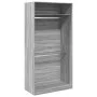 Gray Sonoma plywood wardrobe 100x50x200 cm by , Wardrobes - Ref: Foro24-3307806, Price: 171,65 €, Discount: %