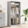 Grauer Sonoma-Schichtholzschrank 100x50x200 cm von , Kleiderschränke - Ref: Foro24-3307806, Preis: 171,65 €, Rabatt: %