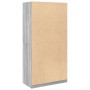Grauer Sonoma-Schichtholzschrank 100x50x200 cm von , Kleiderschränke - Ref: Foro24-3307806, Preis: 174,58 €, Rabatt: %