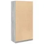 Grauer Sonoma-Schichtholzschrank 100x50x200 cm von , Kleiderschränke - Ref: Foro24-3307806, Preis: 171,65 €, Rabatt: %