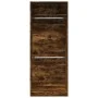 Engineered wood wardrobe in smoked oak color, 80x50x200 cm by , Wardrobes - Ref: Foro24-3307796, Price: 143,54 €, Discount: %