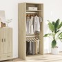 Ingenieurholzschrank Eiche Sonoma 80x50x200 cm von , Kleiderschränke - Ref: Foro24-3307794, Preis: 153,51 €, Rabatt: %