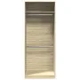 Engineered wood wardrobe in Sonoma oak, 80x50x200 cm. by , Wardrobes - Ref: Foro24-3307794, Price: 147,86 €, Discount: %
