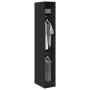 Armario de madera de ingeniería negro 30x50x200 cm de , Armarios roperos - Ref: Foro24-3307775, Precio: 119,61 €, Descuento: %