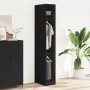 Engineered wood black wardrobe 30x50x200 cm by , Wardrobes - Ref: Foro24-3307775, Price: 119,61 €, Discount: %