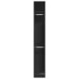 Engineered wood black wardrobe 30x50x200 cm by , Wardrobes - Ref: Foro24-3307775, Price: 119,61 €, Discount: %