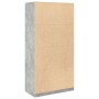 Grau-betonfarbener Sperrholzschrank 100x50x200 cm von , Kleiderschränke - Ref: Foro24-3307804, Preis: 162,01 €, Rabatt: %