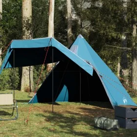 Waterproof blue tipi tent for 5 people by , tents - Ref: Foro24-4009408, Price: 79,93 €, Discount: %