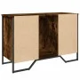 Bathroom vanity cabinet in smoked oak engineered wood, 91x35x60 cm. by , Bathroom furniture - Ref: Foro24-848661, Price: 88,7...