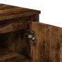 Bathroom vanity cabinet in smoked oak engineered wood, 91x35x60 cm. by , Bathroom furniture - Ref: Foro24-848661, Price: 88,7...