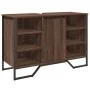 Armario lavabo baño madera ingeniería marrón roble 91x35x60 cm de , Muebles de baño - Ref: Foro24-848668, Precio: 82,69 €, De...