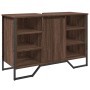 Waschbeckenunterschrank aus braunem Eichenholz, 91x35x60 cm. von , Badezimmermöbel - Ref: Foro24-848668, Preis: 84,07 €, Raba...