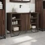 Armario lavabo baño madera ingeniería marrón roble 91x35x60 cm de , Muebles de baño - Ref: Foro24-848668, Precio: 82,69 €, De...