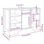 Armario lavabo baño madera ingeniería marrón roble 91x35x60 cm de , Muebles de baño - Ref: Foro24-848668, Precio: 82,69 €, De...