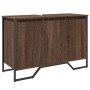 Waschbeckenunterschrank aus braunem Eichenholz, 91x35x60 cm. von , Badezimmermöbel - Ref: Foro24-848663, Preis: 87,80 €, Raba...