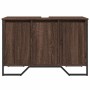 Armario lavabo baño madera ingeniería marrón roble 91x35x60 cm de , Muebles de baño - Ref: Foro24-848663, Precio: 87,80 €, De...