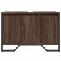 Bathroom vanity cabinet in brown oak wood, engineered, 91x35x60 cm. by , Bathroom furniture - Ref: Foro24-848663, Price: 86,3...