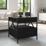 Coffee table with Infinity LED black 50x50x51 cm by , Coffee table - Ref: Foro24-847712, Price: 90,23 €, Discount: %