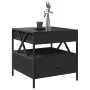 Coffee table with Infinity LED black 50x50x51 cm by , Coffee table - Ref: Foro24-847712, Price: 89,20 €, Discount: %