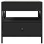 Coffee table with Infinity LED black 50x50x51 cm by , Coffee table - Ref: Foro24-847712, Price: 90,23 €, Discount: %