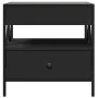 Coffee table with Infinity LED black 50x50x51 cm by , Coffee table - Ref: Foro24-847712, Price: 89,20 €, Discount: %