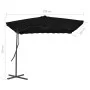 Gartenschirm mit schwarzem Stahlmast 250x250x230cm von vidaXL, Sonnenschirme - Ref: Foro24-312516, Preis: 113,27 €, Rabatt: %