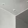 Galvanized metal X-shaped post connector 81x81 mm by , fence posts - Ref: Foro24-145467, Price: 28,47 €, Discount: %