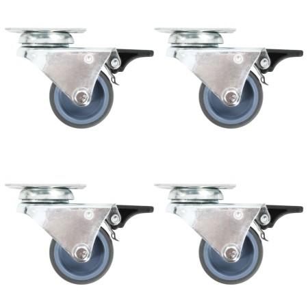 Double swivel wheels 8 units 50 mm by , Material handling - Ref: Foro24-277926, Price: 29,89 €, Discount: %