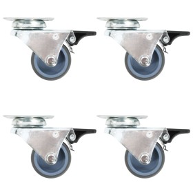 Doppelte schwenkbare Räder, 32 Stück, 50 mm. von , Materialhandhabung - Ref: Foro24-277930, Preis: 104,25 €, Rabatt: %