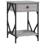 Mesita de noche madera contrachapada gris Sonoma 40x42x60 cm de , Mesitas de noche - Ref: Foro24-826341, Precio: 49,79 €, Des...