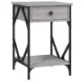 Nachttisch aus grauem Sonoma-Sperrholz, 40x42x60 cm. von , Nachttische - Ref: Foro24-826341, Preis: 49,15 €, Rabatt: %