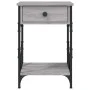Nachttisch aus grauem Sonoma-Sperrholz, 40x42x60 cm. von , Nachttische - Ref: Foro24-826341, Preis: 49,15 €, Rabatt: %