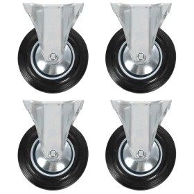 Ruedas fijas 4 unidades 160 mm de , Manipulación de materiales - Ref: Foro24-143450, Precio: 48,62 €, Descuento: %