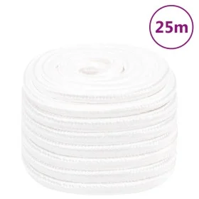Intense white 20 mm 25 m polypropylene boat rope by , Ropes and metal cords - Ref: Foro24-152579, Price: 40,15 €, Discount: %